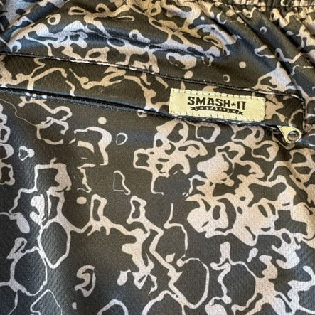 Smash It Sports Mesh Shorts - Snakeskin (Black/Charcoal) – Barrel View | Smash It Sports | pro, sport