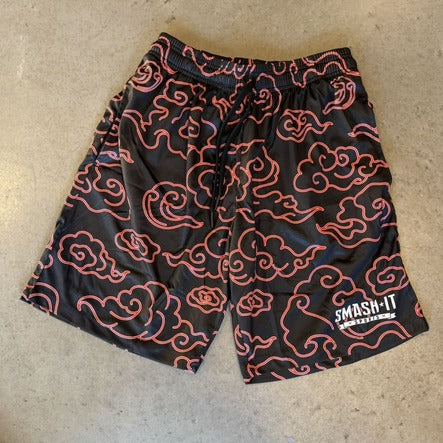 Smash It Sports Mesh Shorts - Clouds