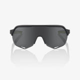 100 Percent Sunglasses - S2 - Soft Tact Cool Grey - Smoke Lens - Smash It Sports
