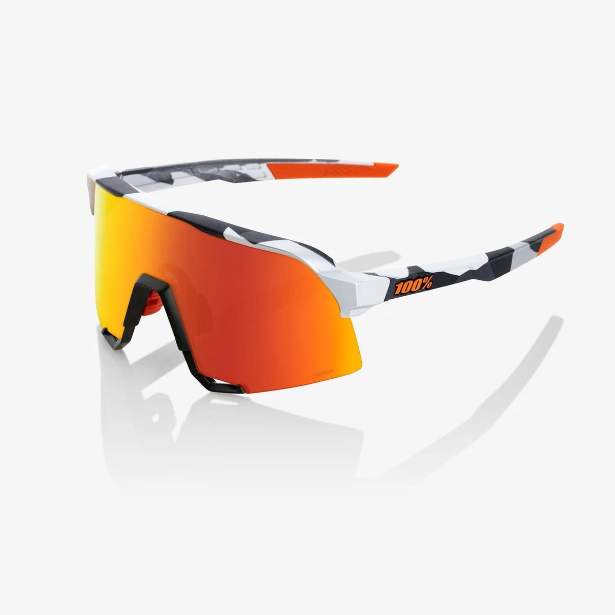 100 Percent Sunglasses - S3 - Soft Tact Grey Camo - HiPER® Red 