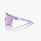 100 Percent Sunglasses - Speedcraft - Polished Translucent Lavender HiPER Lavender Mirror Lens