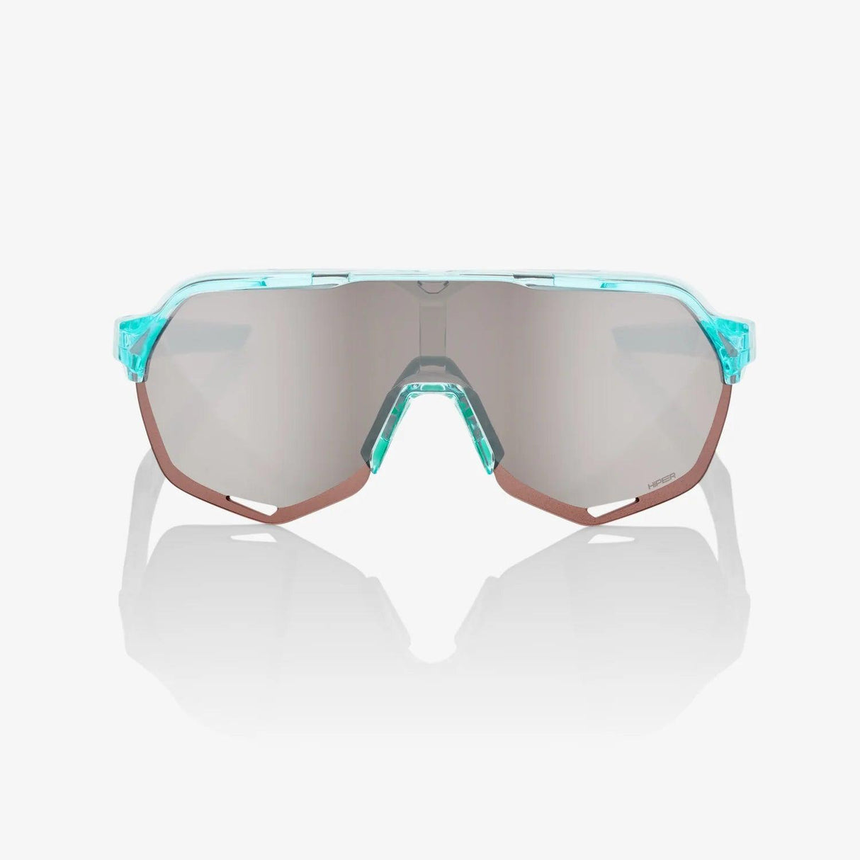 100% S2 - Polished Translucent Mint - HiPER Silver Mirror Lens - Smash It Sports