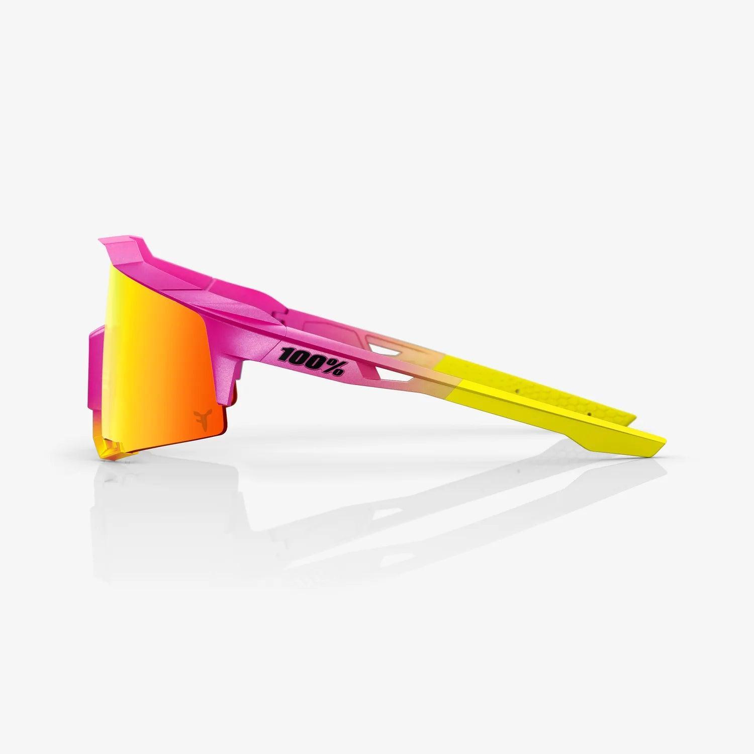 100% サングラス SPEEDCRAFT® LE Tatis 100% SPEEDCRAFT Fernando Tatis JR LE Pink / Yellow HiPER Red