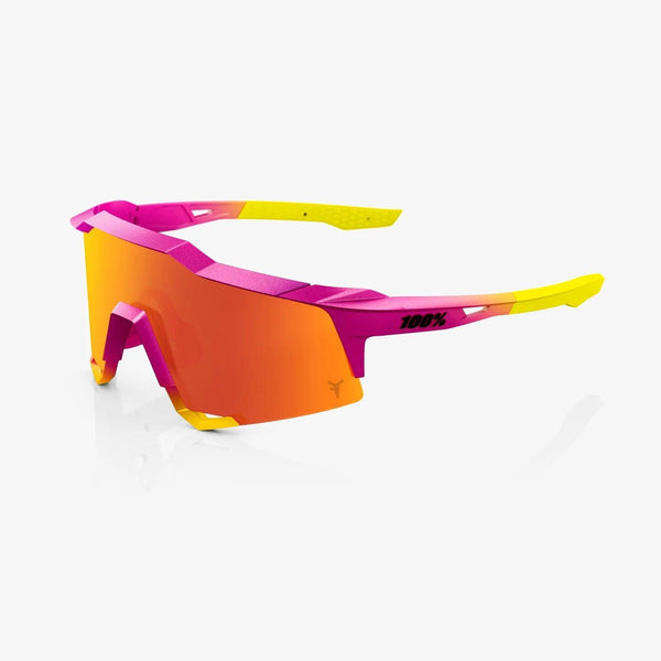 100% SPEEDCRAFT Fernando Tatis JR LE Pink / Yellow HiPER Red Multilayer Mirror Lens - Smash It Sports