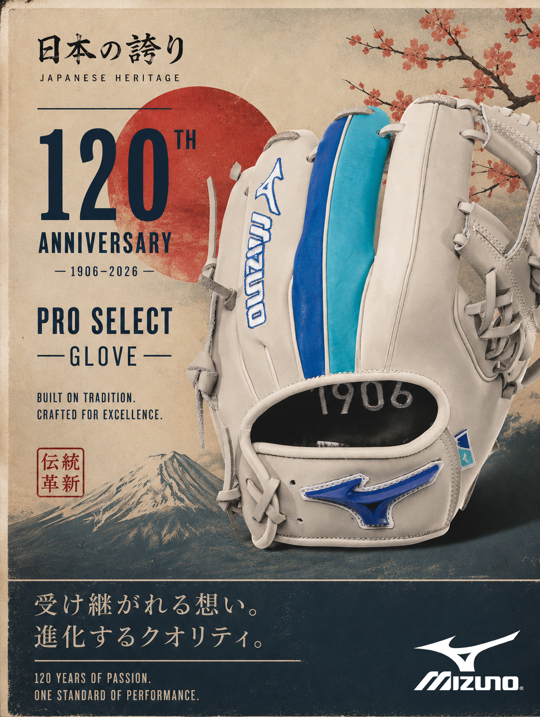 Mizuno 120th Anniversary Pro Select 11.5