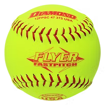Diamond Sports 12" Flyer 47/375 Synthetic USA Fastpitch Softballs - 12FPSC