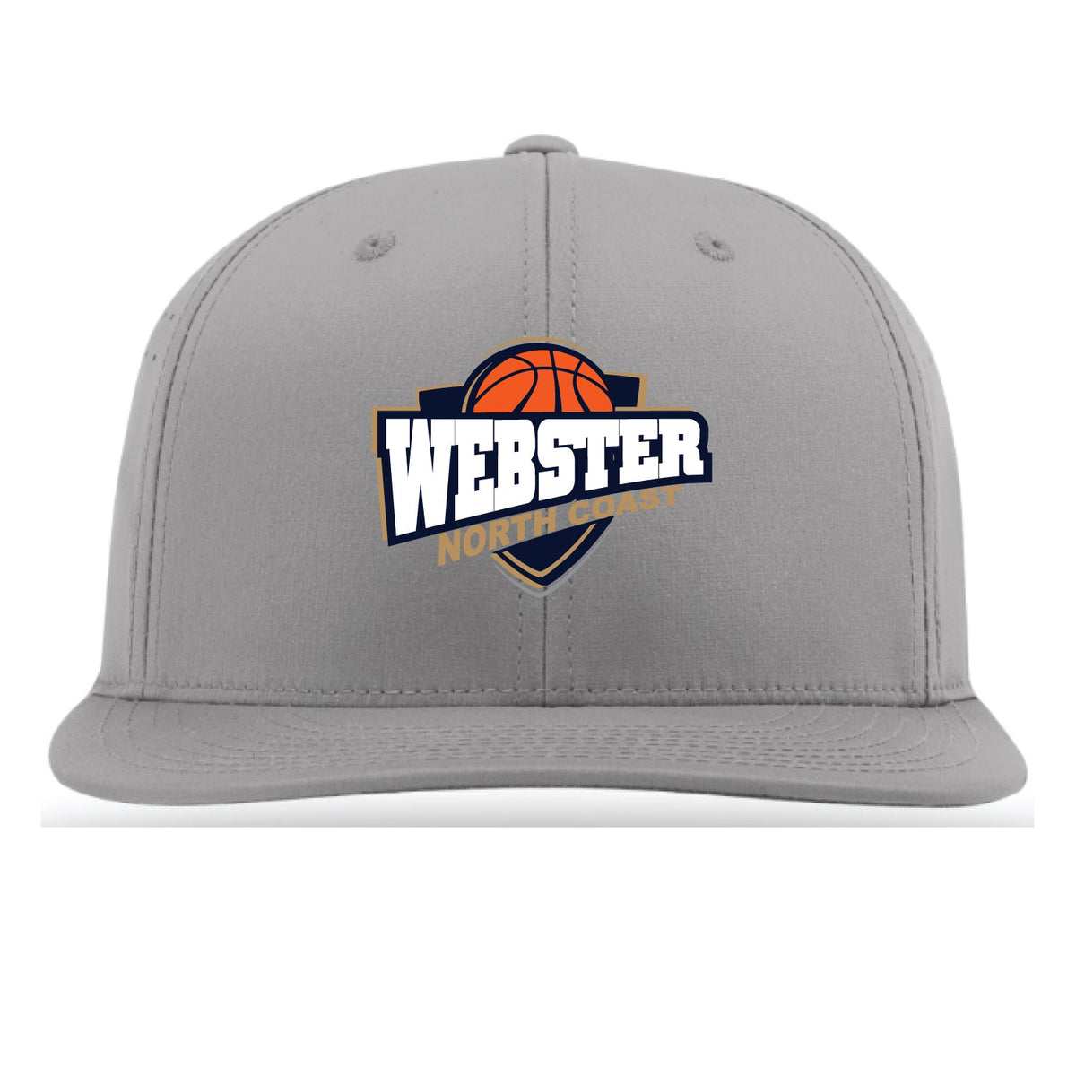 Webster North Coast Basketball Hat - Grey-PTS20