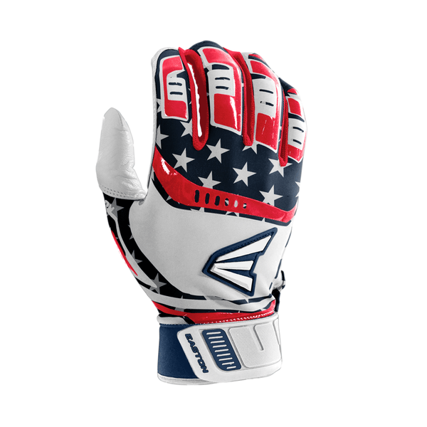 Easton Limited Edition Walk Off Batting Gloves Stars and Stripes