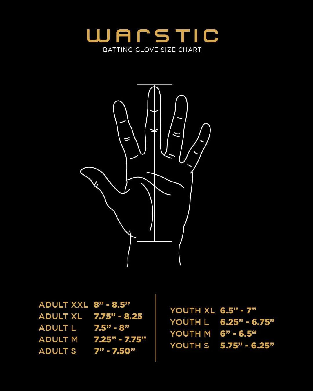 Warstic Workman3 Batting Gloves "Blackout"
