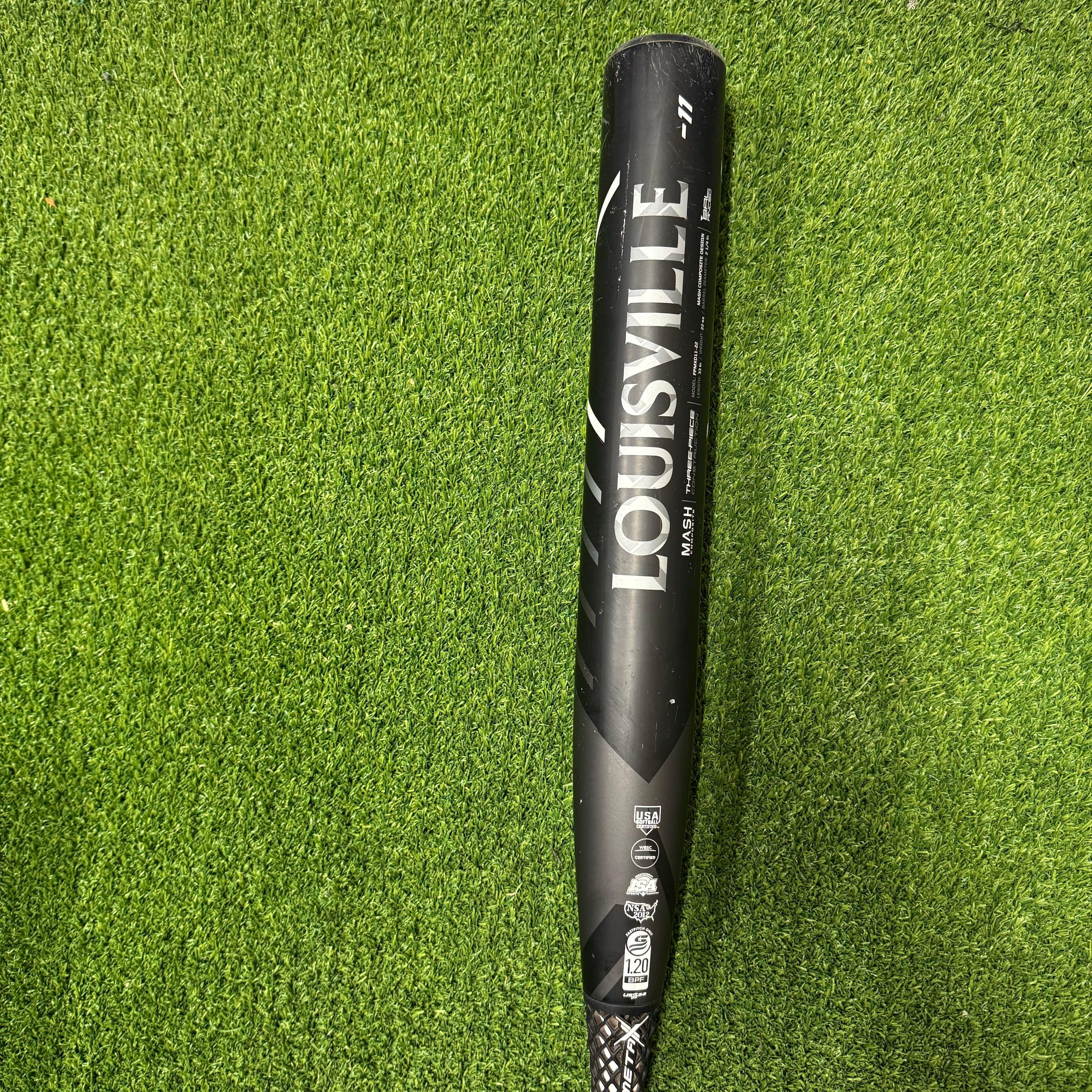2022 Louisville Slugger Meta -11 USA/USSSA Fastpitch Softball Bat - FPMXD11-22 33/22 [USED-UB67] - Smash It Sports