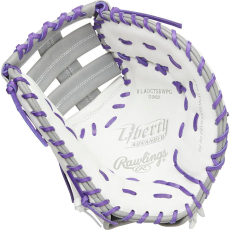 2022 Rawlings Liberty Advanced Series 13" First Base Softball Mitt/Glove - RLADCTSBWPG - Smash It Sports