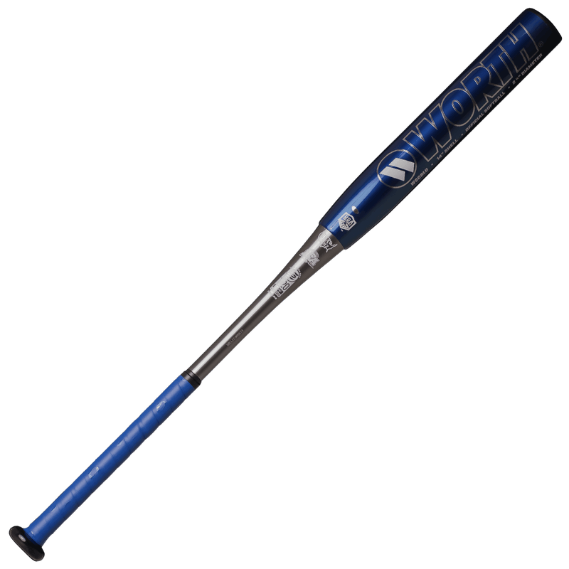 2023 Worth Supercell 14" 2PC Balanced Alloy USA/USSSA Slowpitch Softball Bat - WSCBLU - Smash It Sports