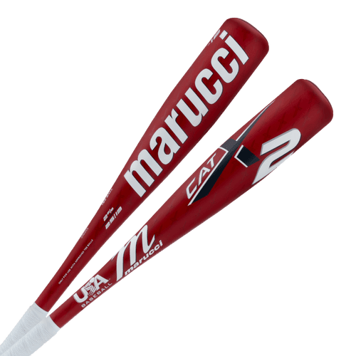 2024 Marucci CATX2 -11 Tee Ball USA Baseball Bat MTBCX2 Red - Smash It Sports