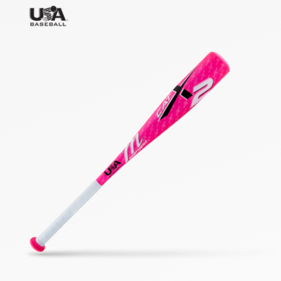 2024 Marucci CATX2 -11 Tee Ball USA Baseball Bat MTBCX2P Pink