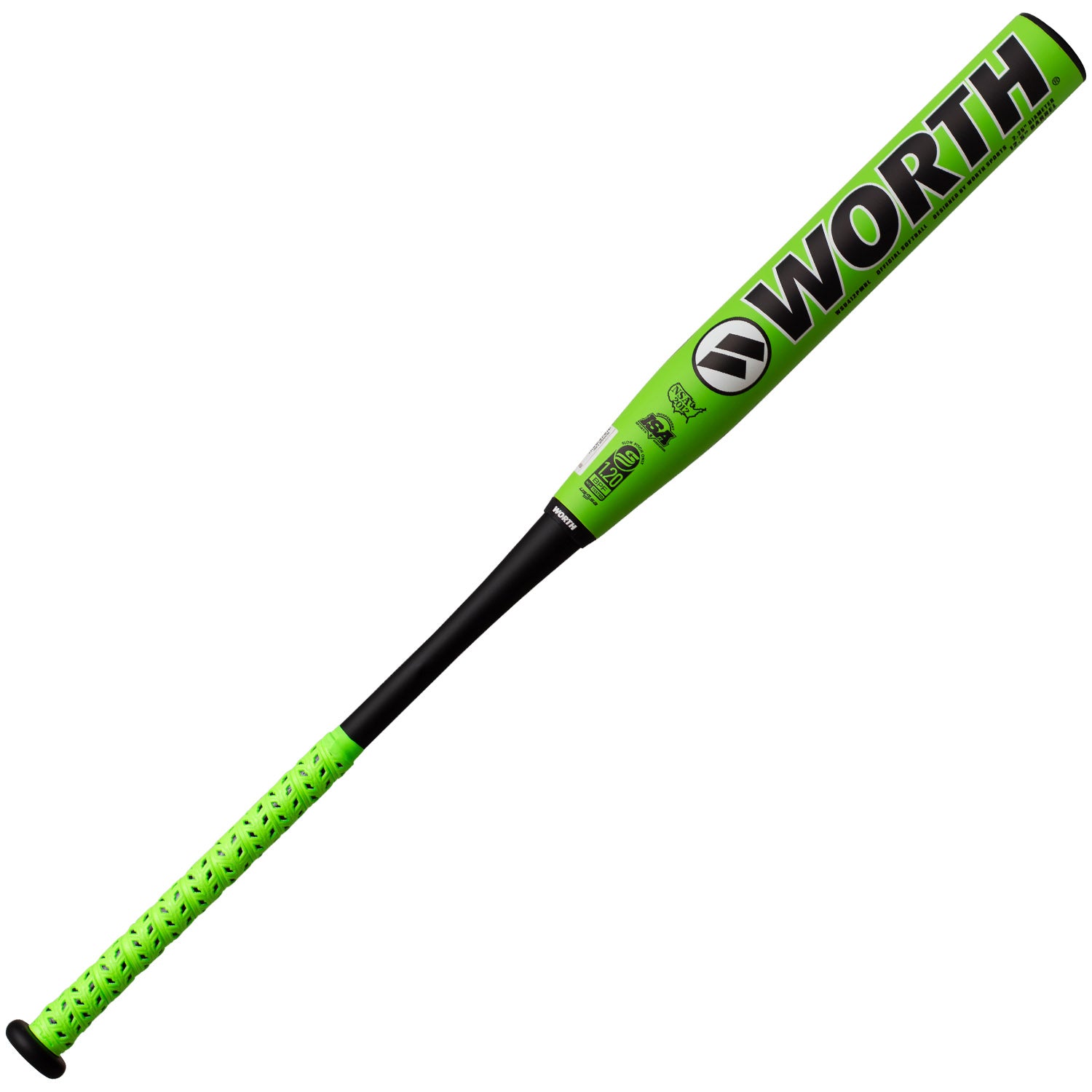 2024 Worth Bedlam - Phil Matte XL USSSA Slowpitch Softball Bat WSU412PMBL