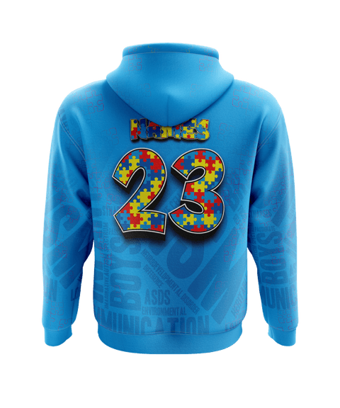 2025 Autism Awareness Hoodie (Customized Buy-In) - Multiple Colors - Smash It Sports