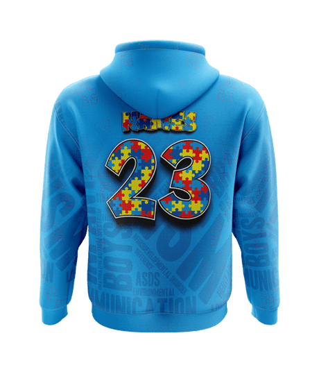 2025 Autism Awareness Hoodie (Customized Buy-In) - Multiple Colors - Smash It Sports