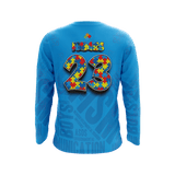 2025 Autism Awareness Long Sleeve Jersey (Customized Buy-In) - Multiple Colors - Smash It Sports