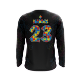 2025 Autism Awareness Long Sleeve Jersey (Customized Buy-In) - Multiple Colors - Smash It Sports