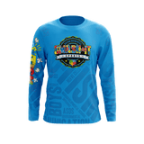 2025 Autism Awareness Long Sleeve Jersey (Customized Buy-In) - Multiple Colors - Smash It Sports