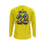 2025 Autism Awareness Long Sleeve Jersey (Customized Buy-In) - Multiple Colors - Smash It Sports