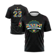2025 Autism Awareness Short Sleeve Jersey (Customized Buy-In) - Multiple Colors - Smash It Sports