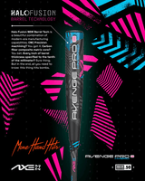 2025 Axe Avenge Pro 3 Hybrid BBCOR Baseball Bat -3 | Standard Handle - Smash It Sports