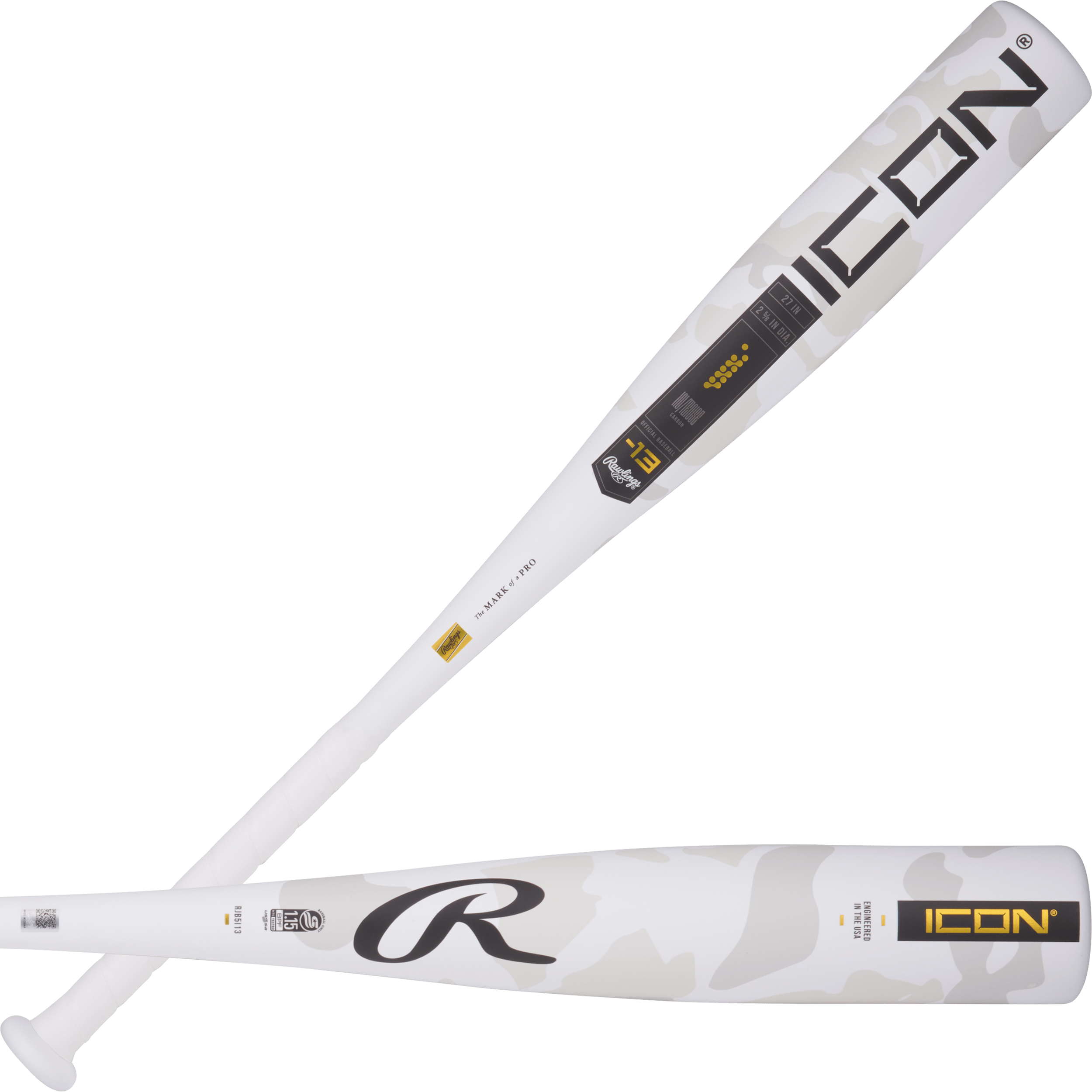 2025 Rawlings Icon -13 USSSA Junior Big Barrel Baseball Bat - RJB5I13 - Smash It Sports