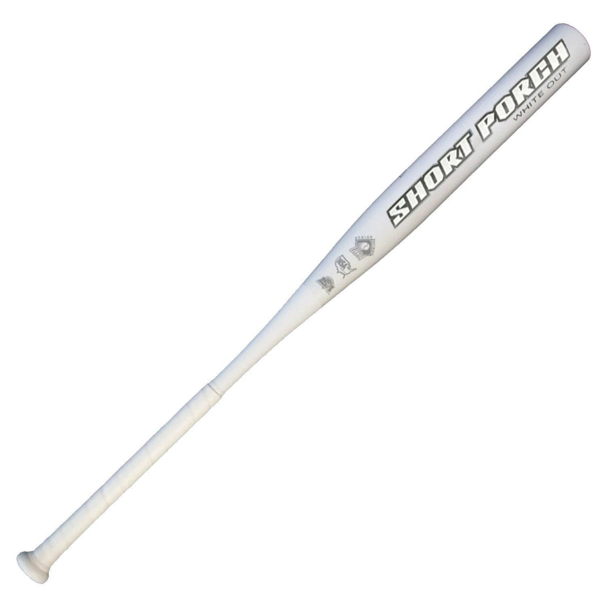 2025 Short Porch Wig Popper Whiteout End Loaded 1-Piece Kevlar SSUSA Senior Slowpitch Softball Bat - Smash It Sports