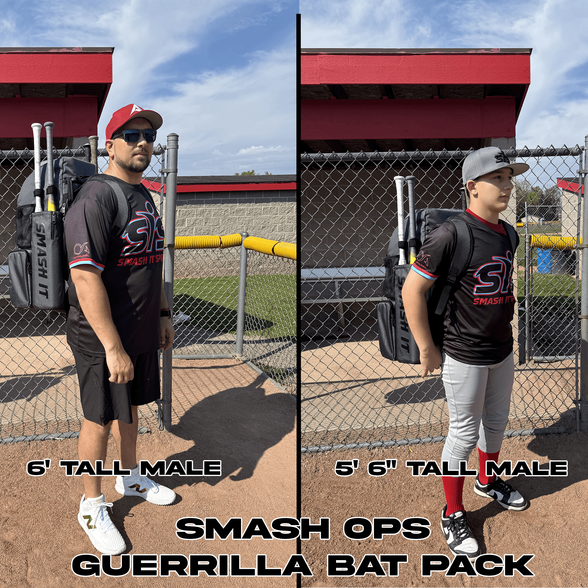 2025 Smash Ops Guerrilla Bat Pack - Navy/Grey - Smash It Sports