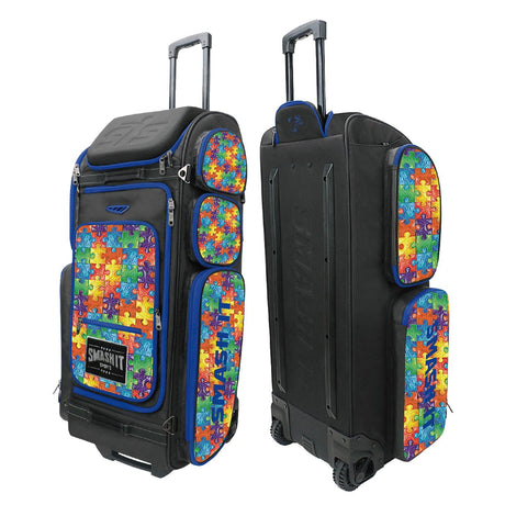2025 Smash Ops Guerrilla V4 Roller Bag - Autism Awareness - Smash It Sports