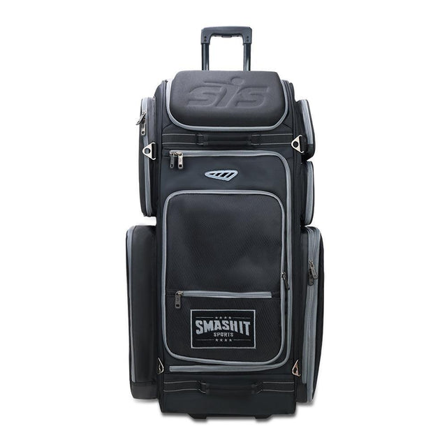 2025 Smash Ops Guerrilla V4 Roller Bag - Black/Charcoal - Smash It Sports