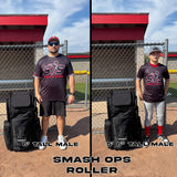 2025 Smash Ops Guerrilla V4 Roller Bag - Blackout - Smash It Sports