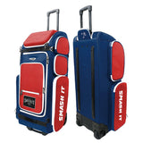 2025 Smash Ops Guerrilla V4 Roller Bag - Red/Navy - Smash It Sports