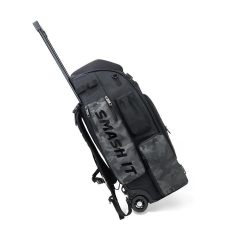 2025 Smash Ops Lil’ Guerrilla Hybrid Roller/Bat Pack Bag - Black Camo - Smash It Sports