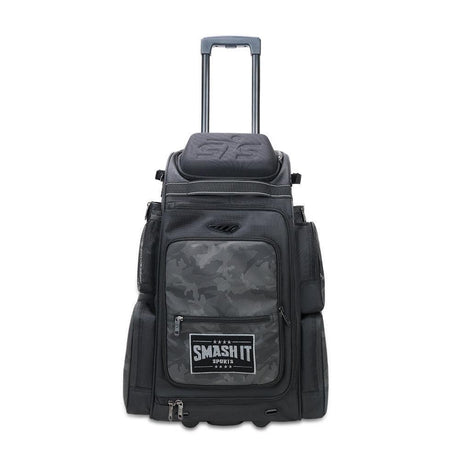 2025 Smash Ops Lil’ Guerrilla Hybrid Roller/Bat Pack Bag - Black Camo - Smash It Sports