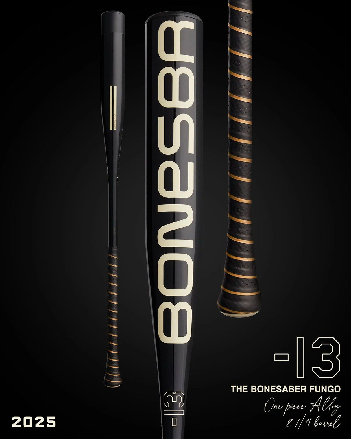 2025 Warstic Bonesaber Black Cobra Metal Fungo - Smash It Sports