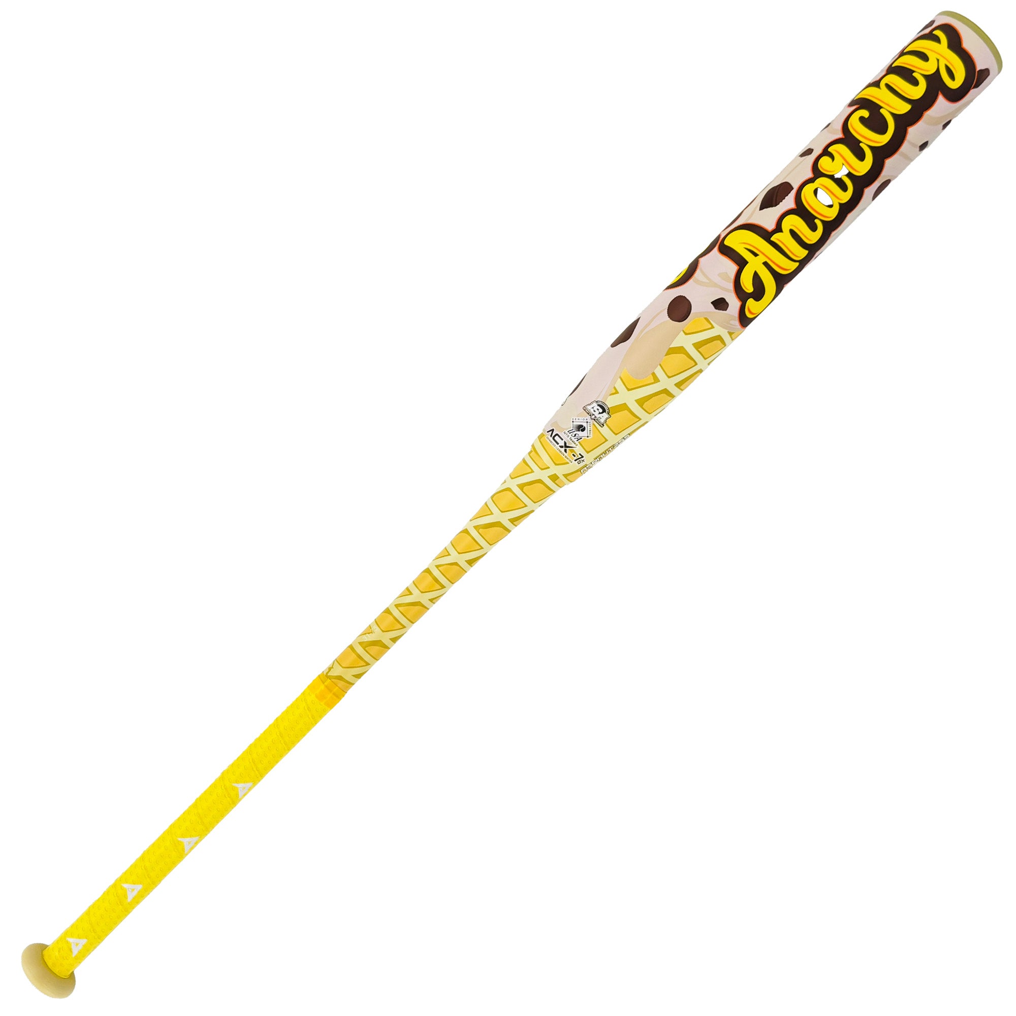 2025 Anarchy Double Dip Peanut Butter End Load SSUSA Senior Slowpitch Softball Bat ASPNUT25S