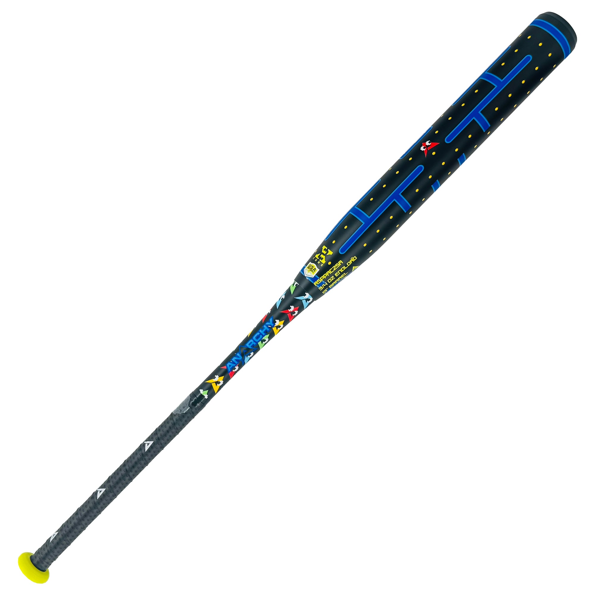 (AUCTION) 2025 Anarchy Retro Man End Load USA/ASA Slowpitch Softball Bat ASPPAC25A (26oz)