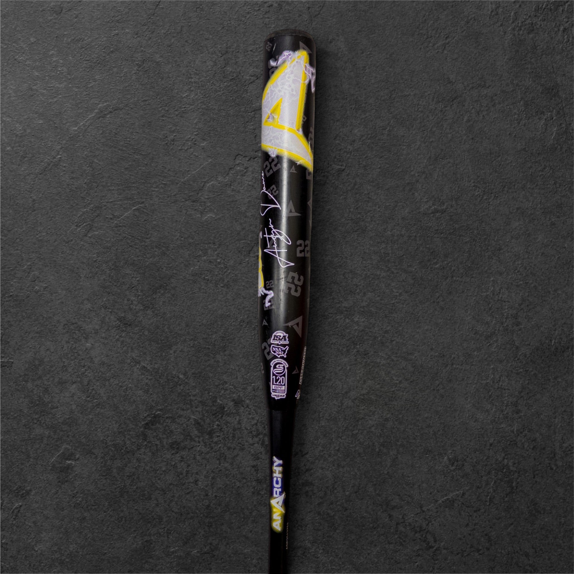 2025 Anarchy Shock & Dawe Blackout Balanced USSSA Slowpitch Softball Bat ASPBLDAW25U [USED-UB491] 26oz