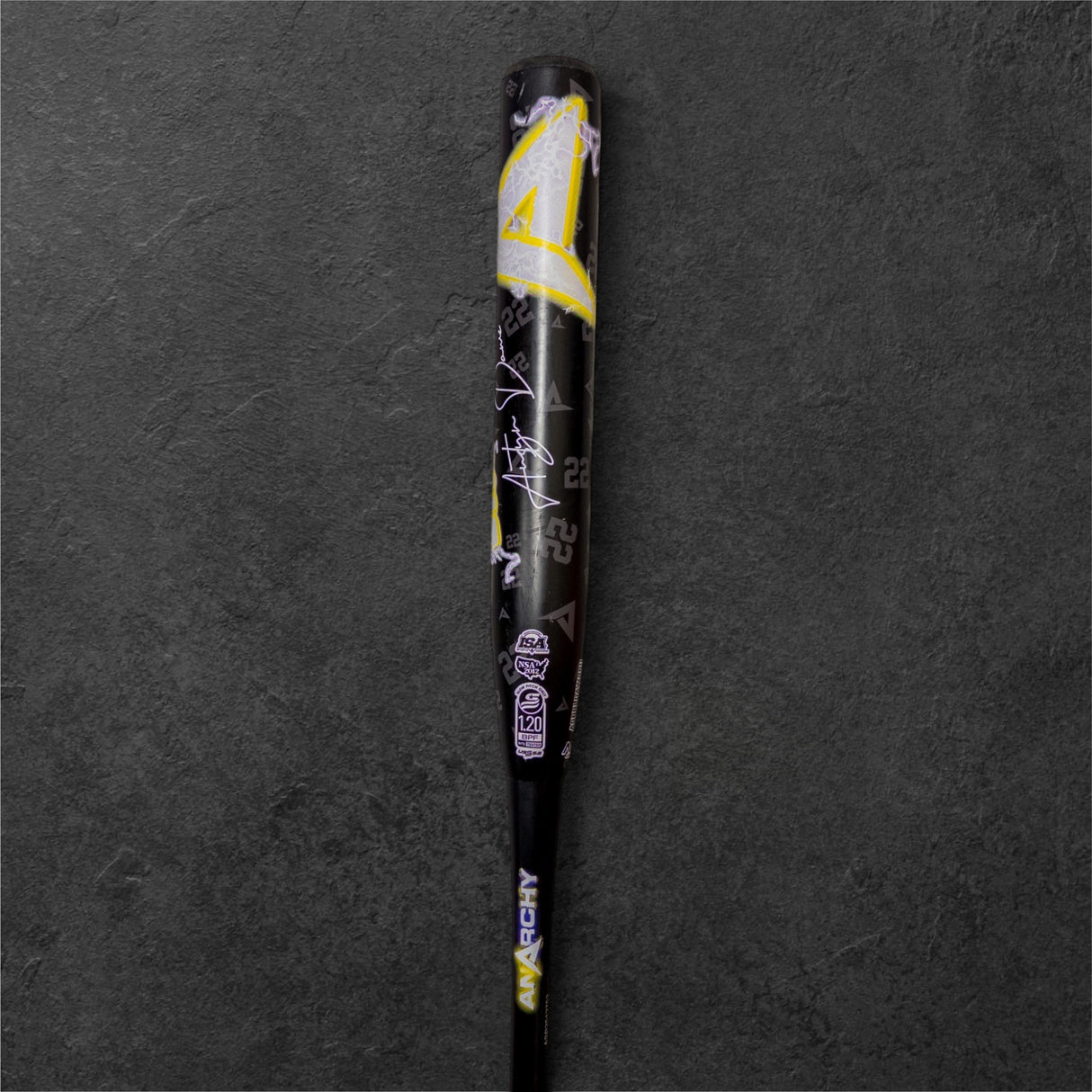 2025 Anarchy Shock & Dawe Blackout Balanced USSSA Slowpitch Softball Bat ASPBLDAW25U [USED-UB491] 26oz