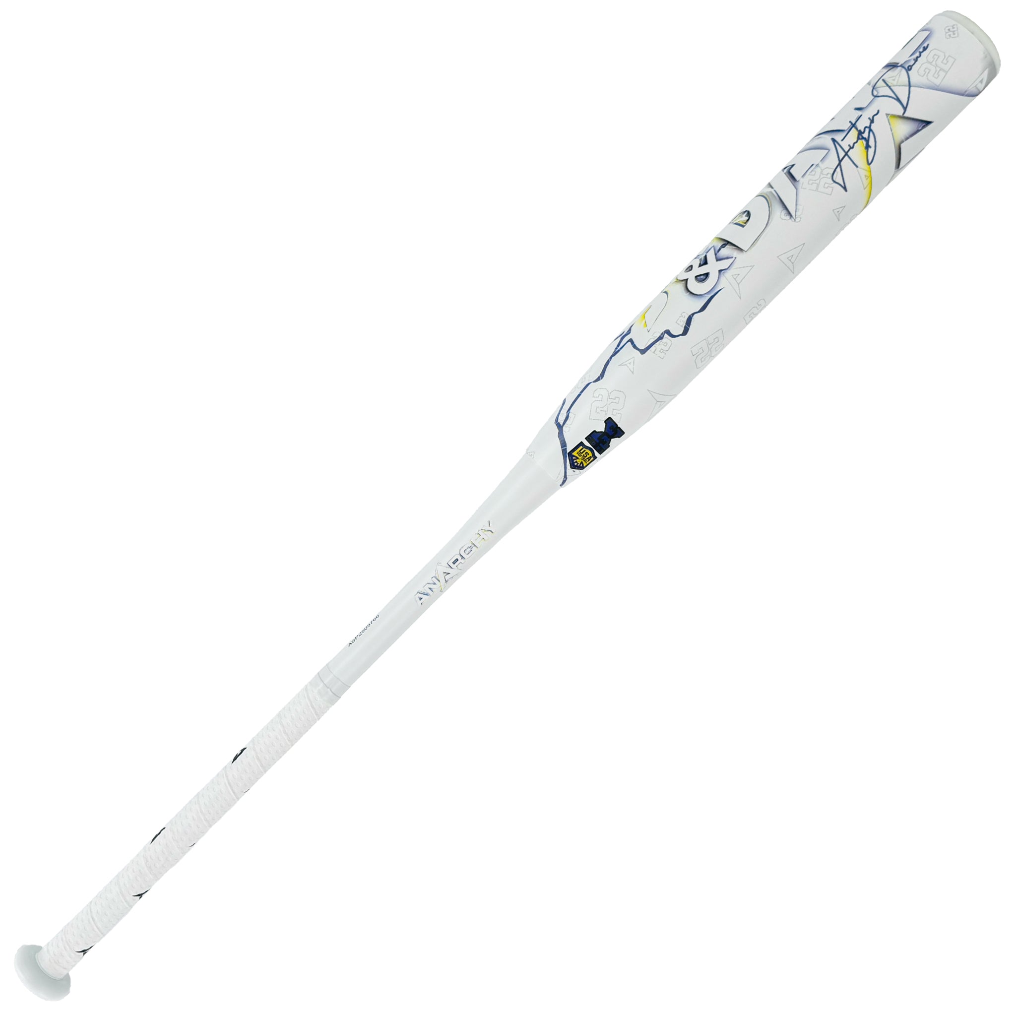 2025 Anarchy Shock & Dawe Whiteout Balanced USA/ASA Slowpitch Softball Bat ASPSAD25A-1