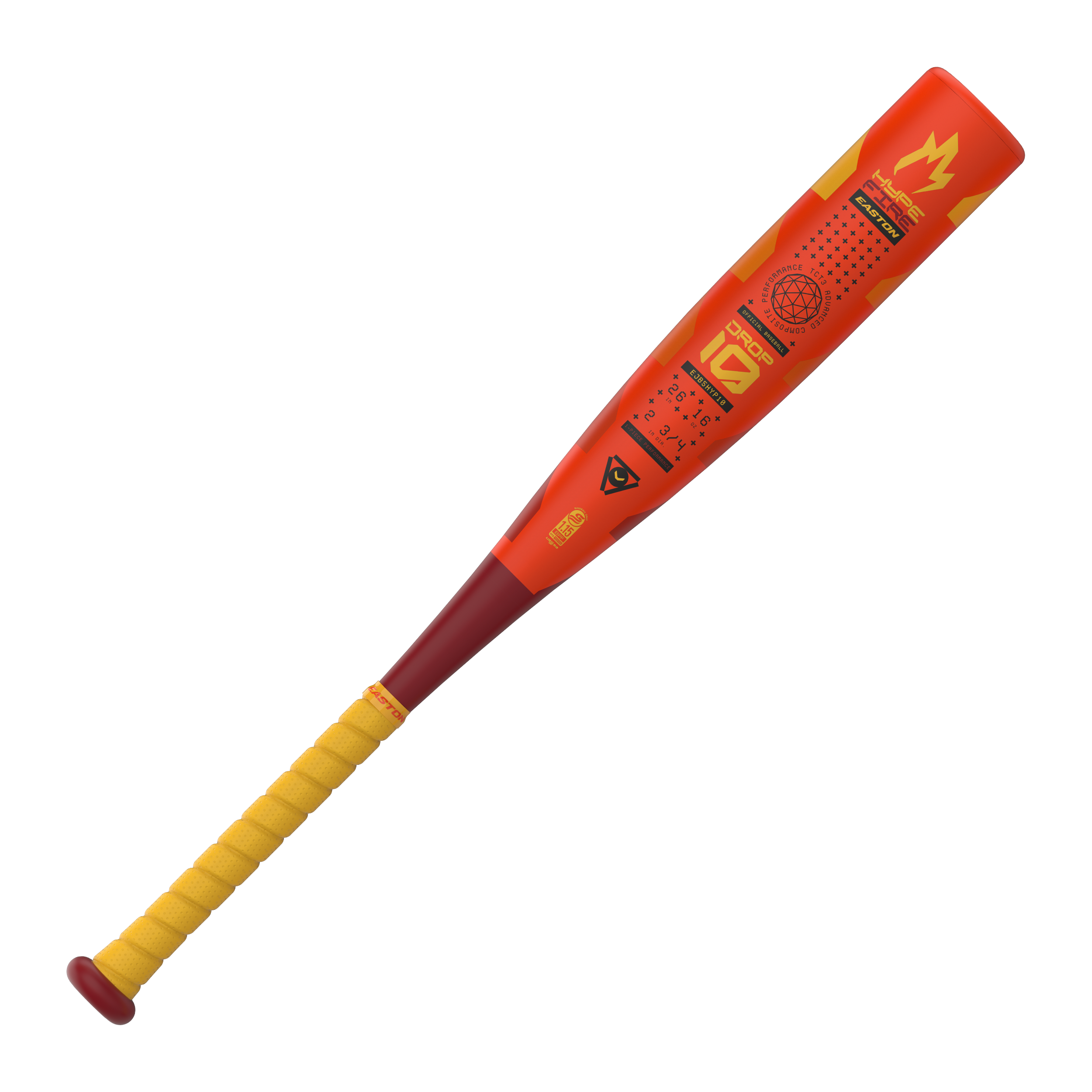 2025 Easton Hype Fire -10 Junior Big Barrel USSSA Baseball Bat - EJB5HYP10