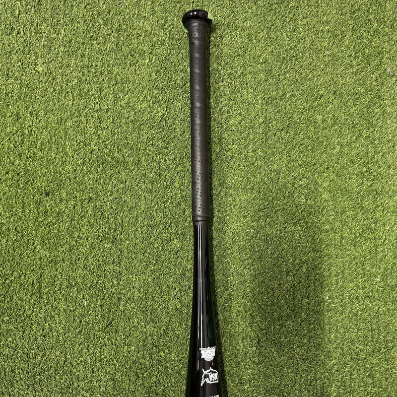 2025 Short Porch Wig Popper Black Out OG KEVLAR End Loaded 1-Piece SSUSA Senior Slowpitch Softball Bat [USED-UB-199] 27oz