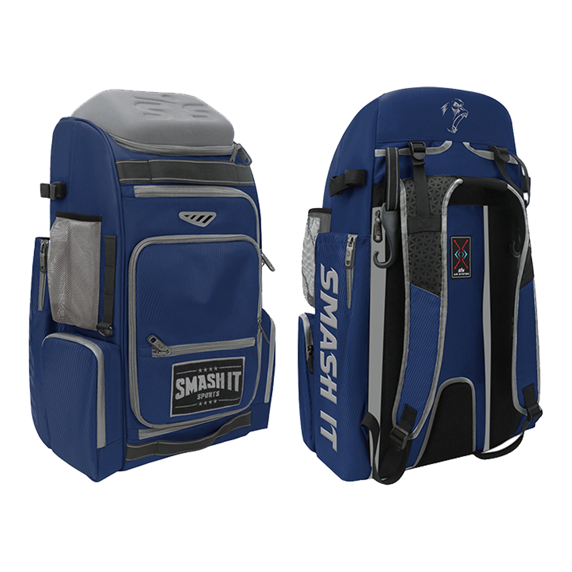 2025 Smash Ops Guerrilla Bat Pack - Navy/Grey