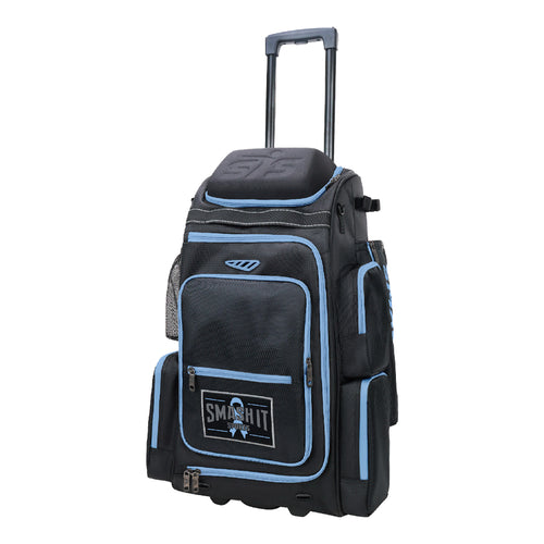 Smash Ops Lil’ Guerrilla Hybrid Roller/Bat Pack Bag - Carolina Cancer Awareness