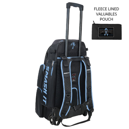 Smash Ops Lil’ Guerrilla Hybrid Roller/Bat Pack Bag - Carolina Cancer Awareness