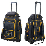 Smash Ops Lil Guerrilla Hybrid Roller/Bat Pack Bag - Gold Cancer Awareness – Product View | Smash It Sports | ash