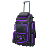 2025 Smash Ops Lil’ Guerrilla Hybrid Roller/Bat Pack Bag - Purple Cancer Awareness