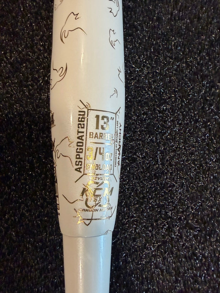 2026 Anarchy GOAT 2-Piece End Loaded USSSA Slowpitch Softball Bat ASPGOAT26U